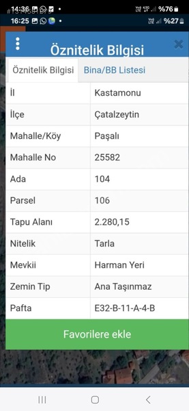Kastamonu Çatalzeytin'de Paşalı Köyünde Tarla — fotoğraf 4