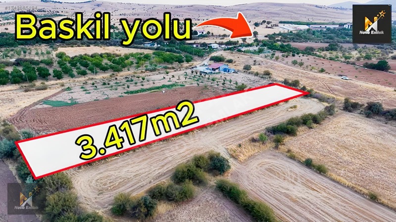 Baskil Yolunda Satılık Bahçe Yapımına Uygun Tarla — fotoğraf 7