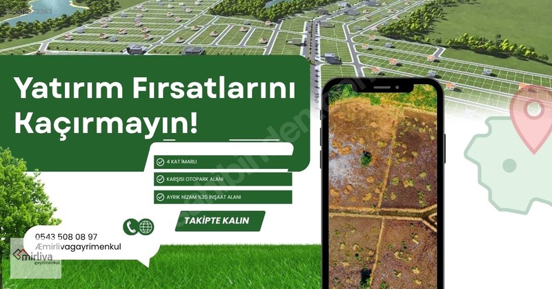Fiyat Düştü!!!Fatih Mahallesinde Yatırımlık 4 Kat İmarlı Arsa