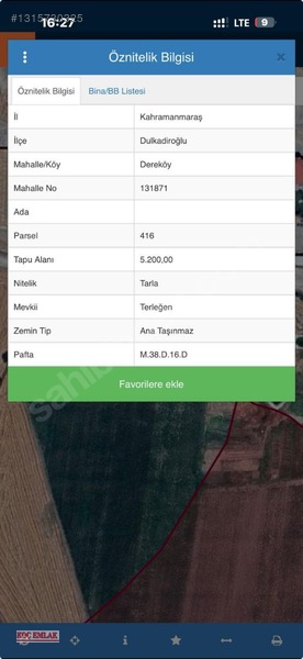 Dereköyde Yatırımlık Tek Tapu Tarla — fotoğraf 7