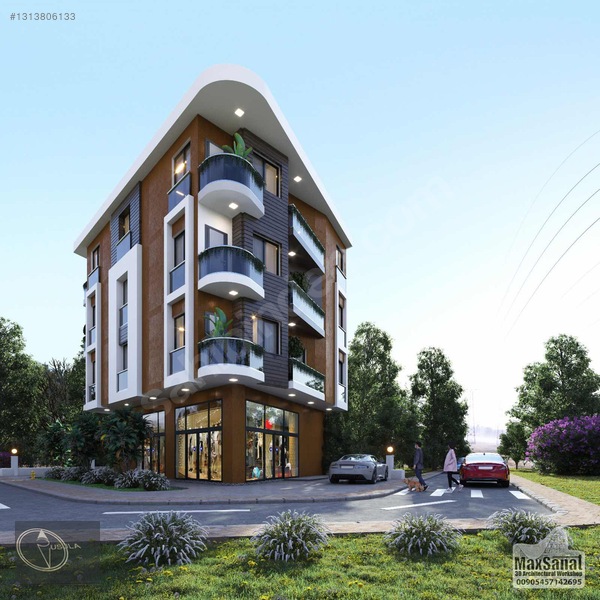 Narcity Bitişiği Ana Cadde Temelden Satılık 1+1 Ve 2+1 Daireler