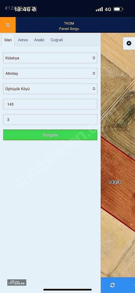 Altıntaş Üçhüyük'te 3121m2 Kadastro Yolu Olan Satılık Tarla — fotoğraf 5
