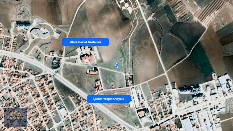 Alaca Devlet Hastanesi Yanında Satılık 478 M² İmarlı Arsa — fotoğraf 14