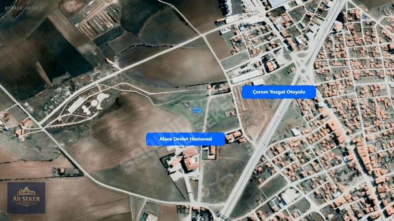 Alaca Devlet Hastanesi Yanında Satılık 478 M² İmarlı Arsa — fotoğraf 15