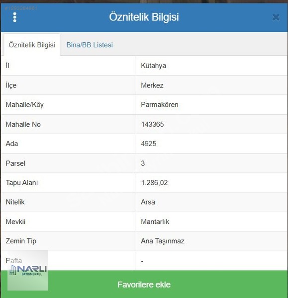 Narlı Gayrimenkul'den 8 Kat Ticari+konut İmarlı Arsa !! — fotoğraf 3