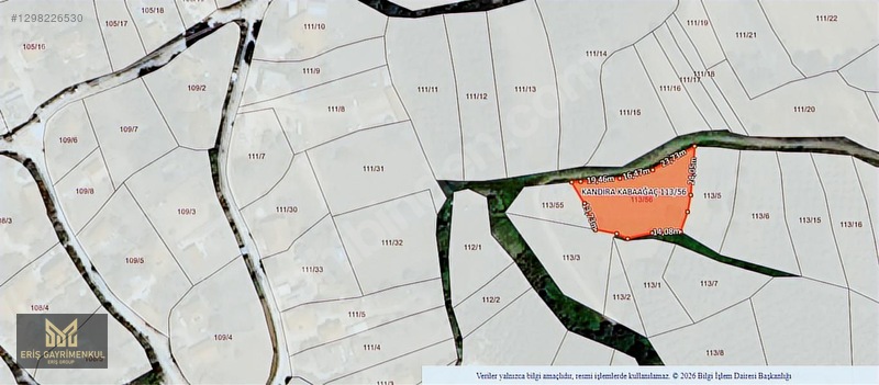 Kandıra Kabaağaç Köyünde 1580 M2 % 5 İmarlı Yollu Tarla — fotoğraf 6