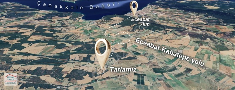Durmaz Emlak'tan Eceabat Kocadere Satılık Yatırım Fırsatı Tarla — fotoğraf 8