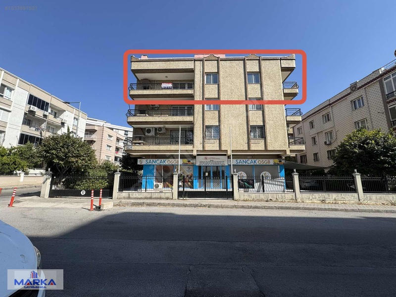 Marka'dan Yeni Gün Mh. 3+1 D.gazlı Balkonlu Kiralık Daire