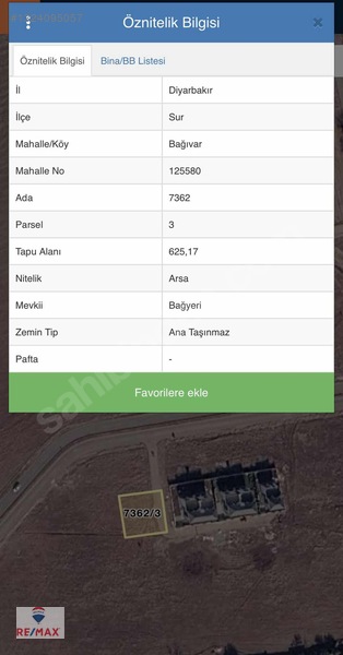Sur Bağıvarda Şehir Merkezie Yakın Satılık İmarlı İfrazlı Arsa