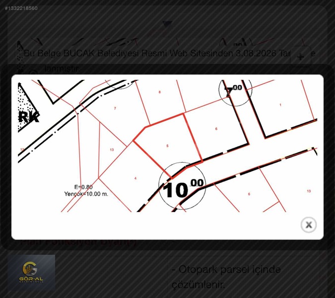 Toki Konutları Yanında 455 M² Konut İmarlı Arsa — fotoğraf 2