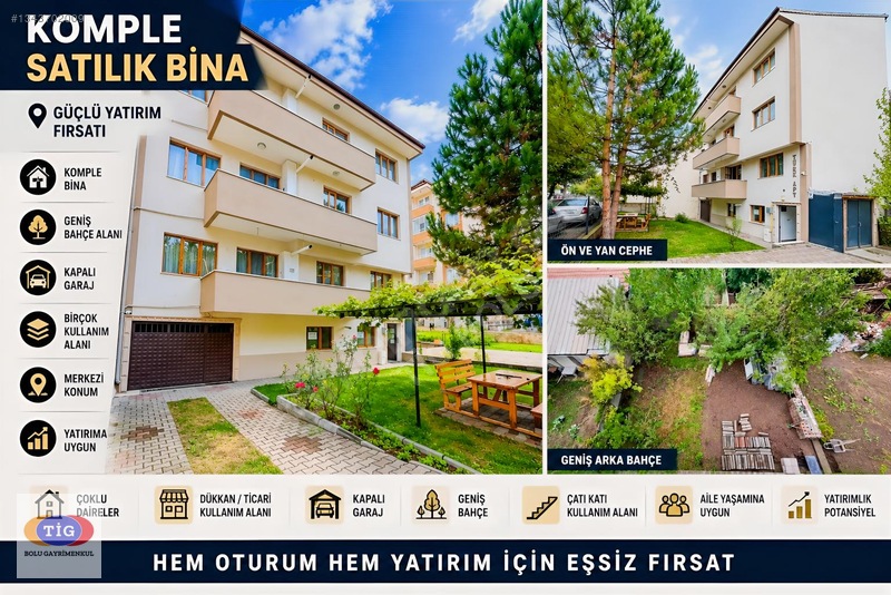 Komple Satılık Bina Yatırım Ve Oturum Fırsatı