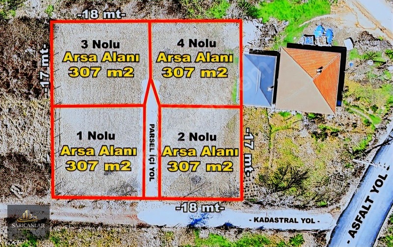 Kandıra Akçabeylide Konut İmarlı Satılık Arsa 300 M2 — fotoğraf 3