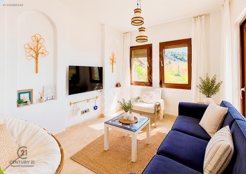 Bodrum Gündoğan'da Deniz Manzaralı Özel İskeleli 3+1 Bahçe Katı — fotoğraf 2