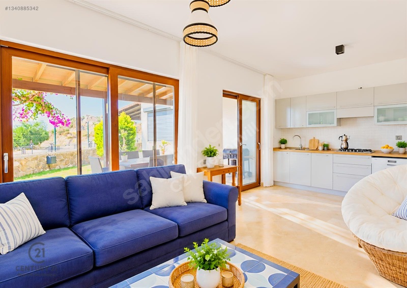 Bodrum Gündoğan'da Deniz Manzaralı Özel İskeleli 3+1 Bahçe Katı — fotoğraf 3