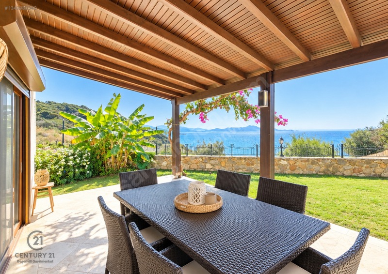 Bodrum Gündoğan'da Deniz Manzaralı Özel İskeleli 3+1 Bahçe Katı — fotoğraf 15