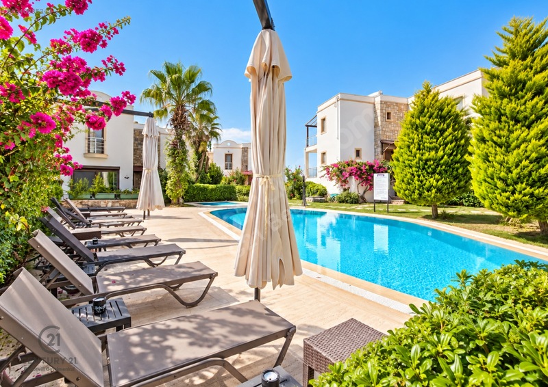 Bodrum Gündoğan'da Deniz Manzaralı Özel İskeleli 3+1 Bahçe Katı — fotoğraf 18