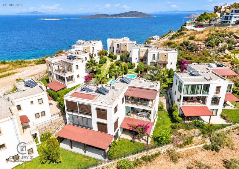 Bodrum Gündoğan'da Deniz Manzaralı Özel İskeleli 3+1 Bahçe Katı — fotoğraf 20