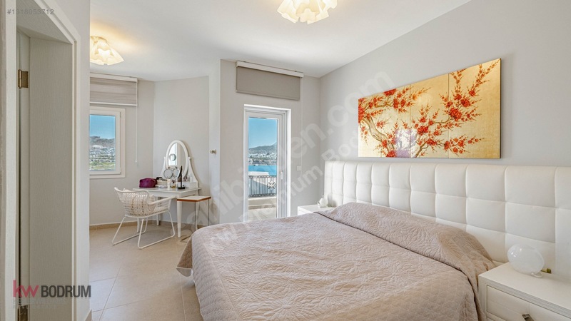 Yalıkavak Tilkicik'te Deniz Manzaralı Özel Plajlı 6+2 Villa — fotoğraf 9
