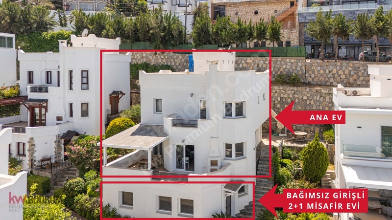 Yalıkavak Tilkicik'te Deniz Manzaralı Özel Plajlı 6+2 Villa — fotoğraf 32