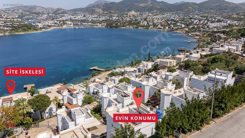 Yalıkavak Tilkicik'te Deniz Manzaralı Özel Plajlı 6+2 Villa — fotoğraf 34