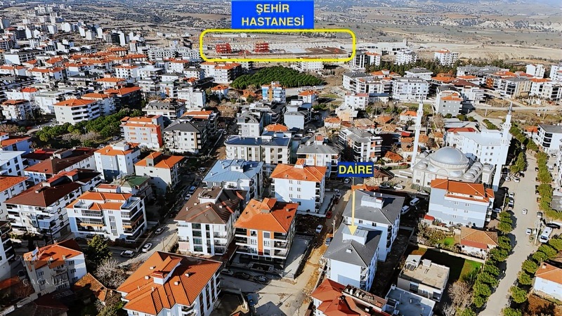 Şehir Hastanesine 3dk Mesafede Eşyalı Sıfır 2+1 Daire — fotoğraf 18