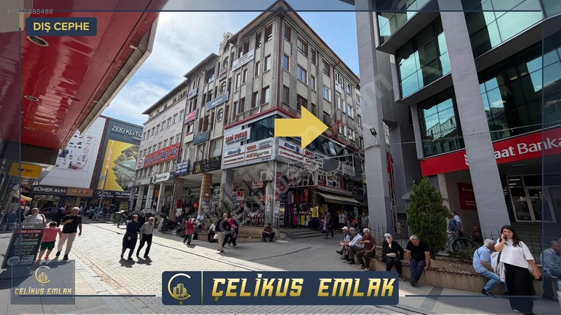 Çelikus Emlak'tan Sefa İş Merkezinde Kiralık 1+1 Ofis