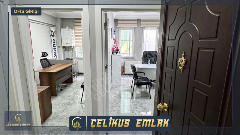 Çelikus Emlak'tan Sefa İş Merkezinde Kiralık 1+1 Ofis — fotoğraf 2