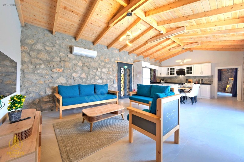 Fethiye Üzümlü Mahallesinde 2+1 125m2 Havuzlu Bahçeli Villa — fotoğraf 8