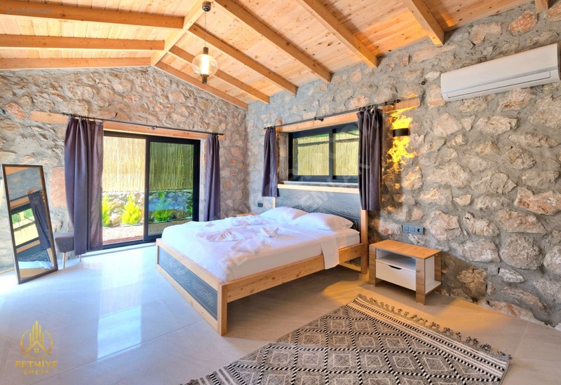 Fethiye Üzümlü Mahallesinde 2+1 125m2 Havuzlu Bahçeli Villa — fotoğraf 12