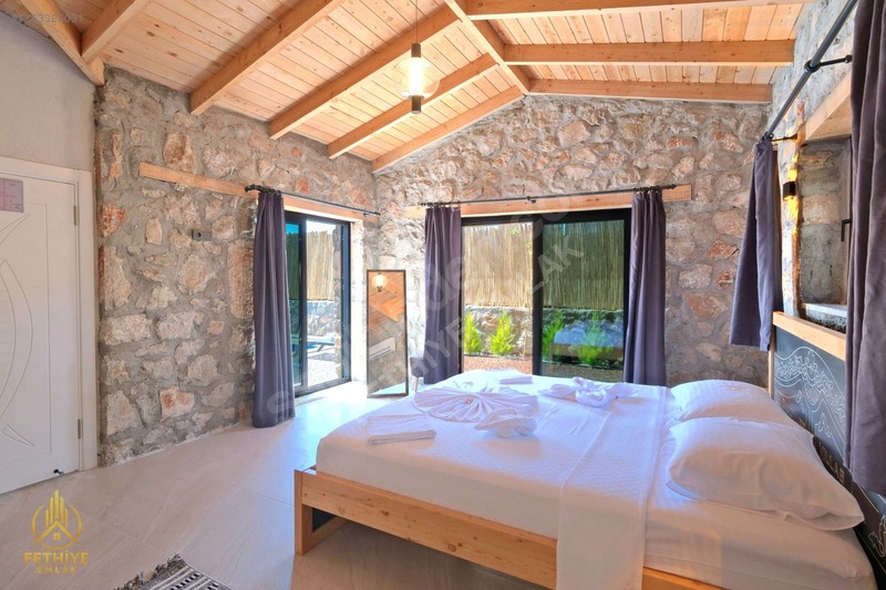 Fethiye Üzümlü Mahallesinde 2+1 125m2 Havuzlu Bahçeli Villa — fotoğraf 15