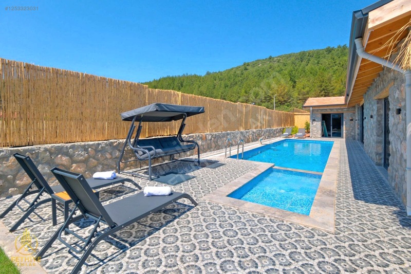 Fethiye Üzümlü Mahallesinde 2+1 125m2 Havuzlu Bahçeli Villa — fotoğraf 24