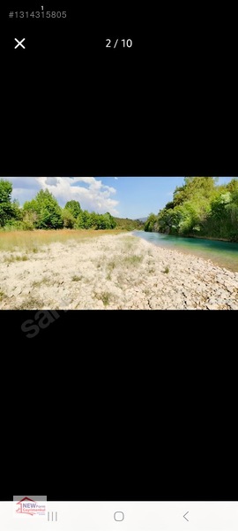 New Form'dan Mut Göksü Nehri Yanı Satılık 2 Adet Bahçe — fotoğraf 9