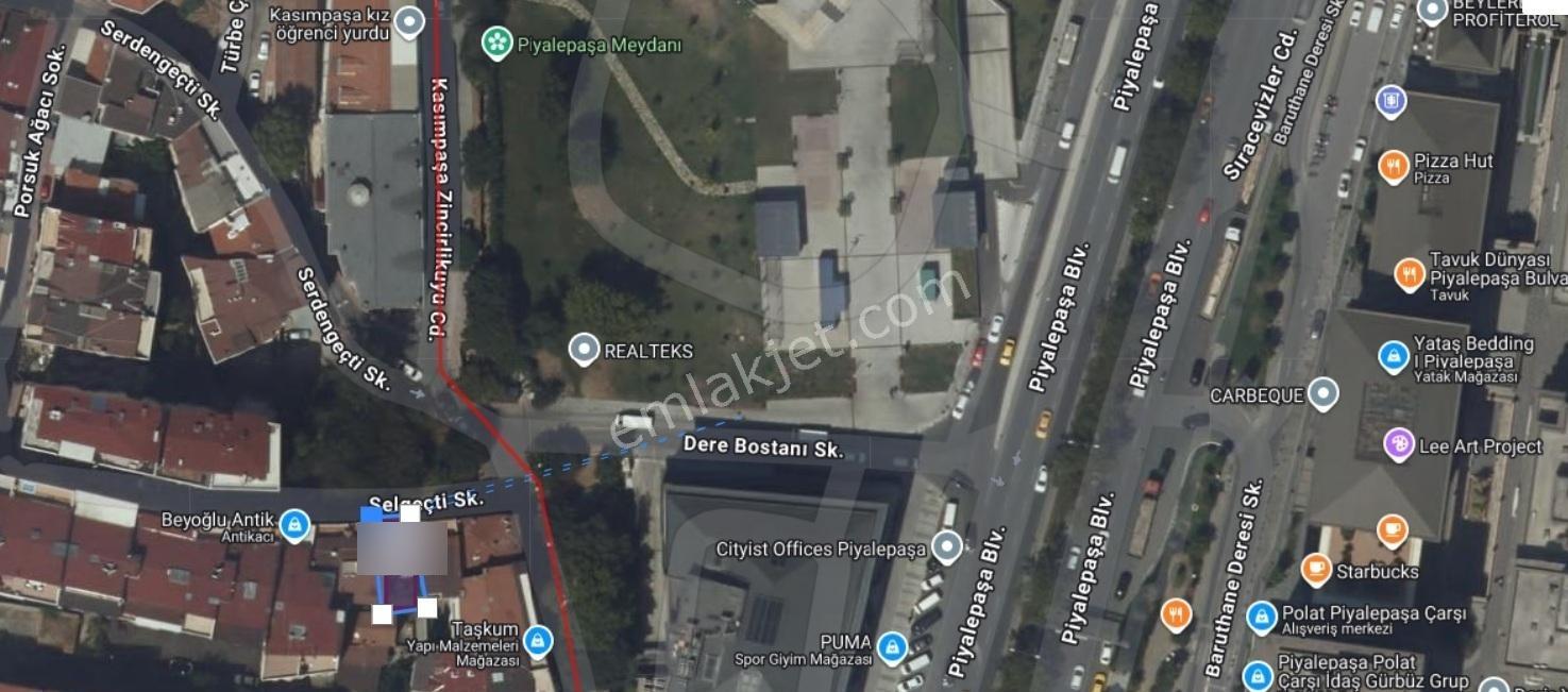 Beyoğlu Piyalepaşa Meydan'da 70m2 Arsa Üzerinde Bahçeli Ev — fotoğraf 20