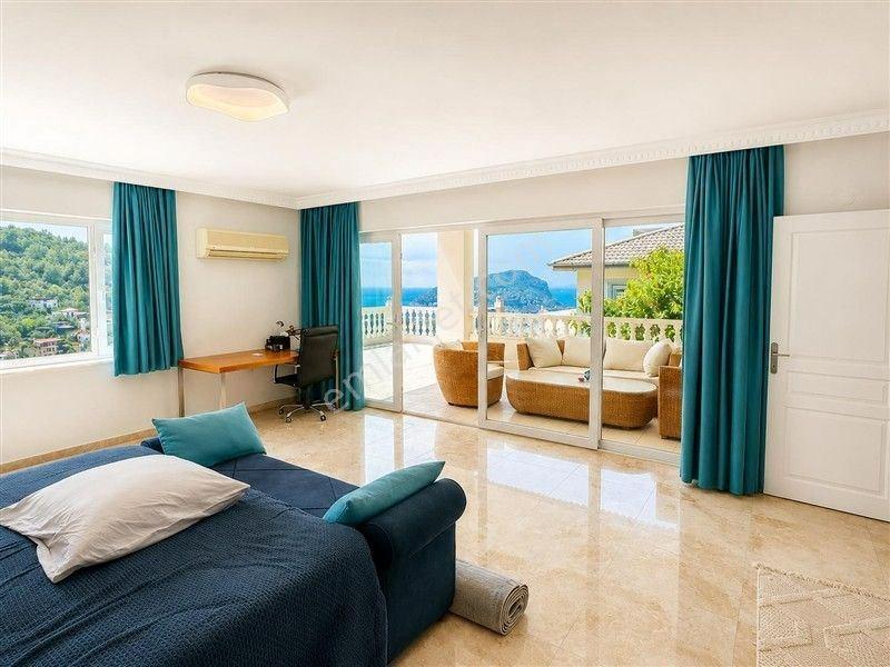 Alanya Tepe’de Muhteşem Şehir Ve Deniz Manzaralı Özel Havuzlu 4+2 Villa — fotoğraf 10