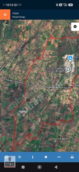 Domurcalı Köyü'Nde Satılık 1.Sınıf Arazi