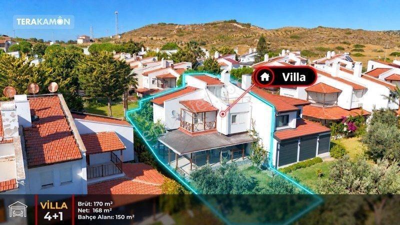 İzmir Çeşme Ovacık Denize Sıfır Nezih Site İçinde Satılık Villa — fotoğraf 32