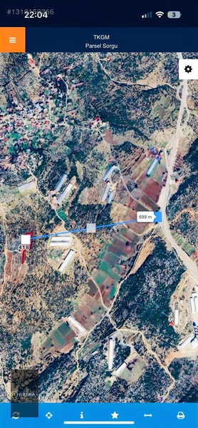 Ortam Emlak'tan Topaklı'da 6.250m2 Tarla + Dağ Evi — fotoğraf 2