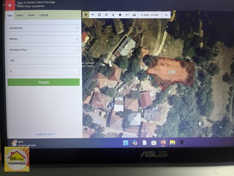 Akdoğan Köyünde Köy Yerleşke Alanında Uygun Fiyatlı Arsa