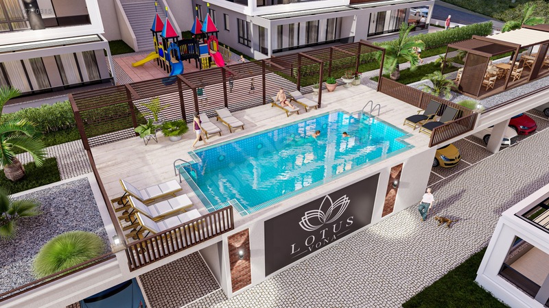 Lotus Vona Projesi 3.5+1 115M2 Balkonlu Satılık Daire — fotoğraf 6