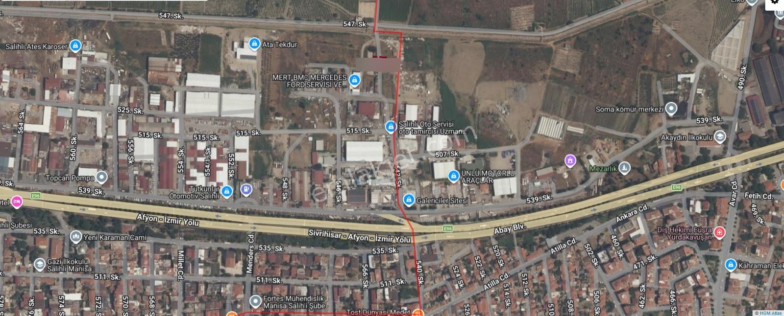 Salihli Galericiler Sitesi Arkası Satılık 120 Şer M2 Arsa — fotoğraf 3