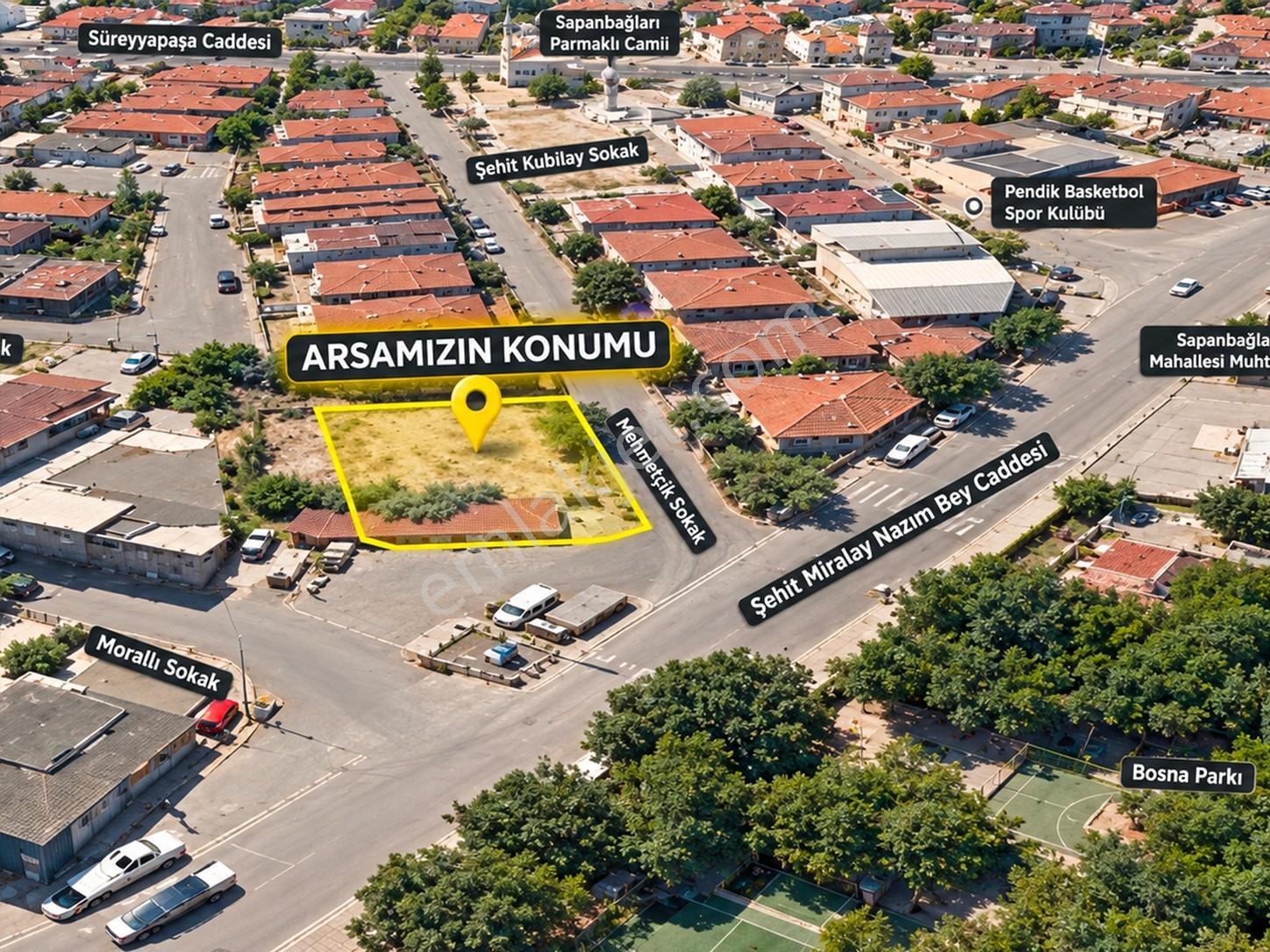 Satılık İmarlı 400 M2 Arsa - Pendik Sapanbağları - Cadde Üzeri — fotoğraf 9