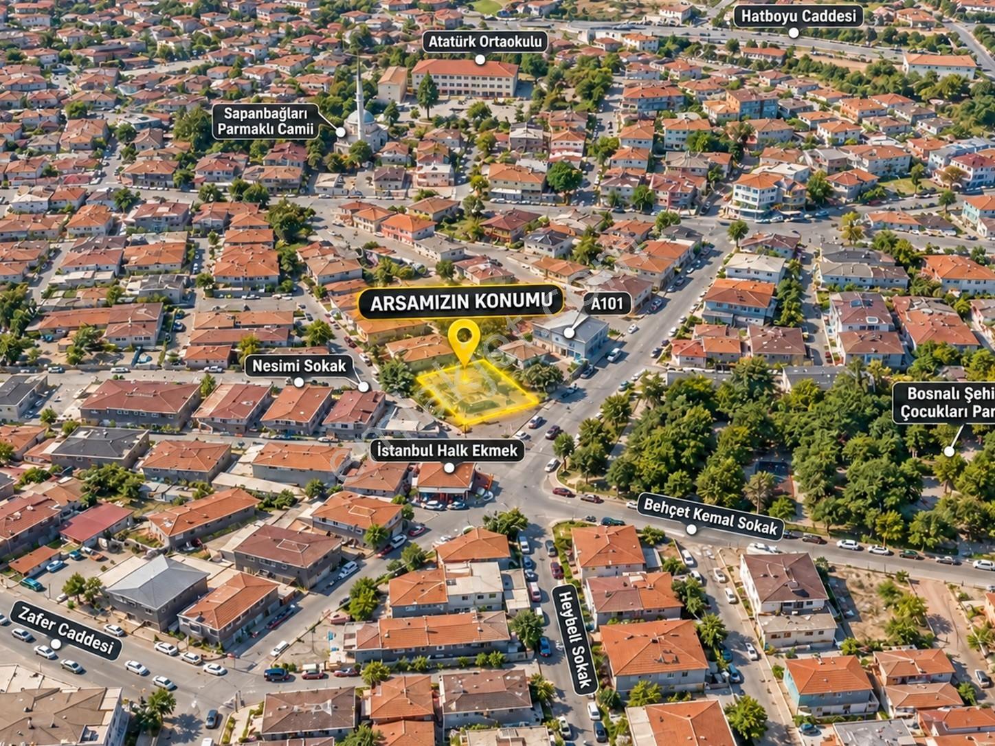 Satılık İmarlı 400 M2 Arsa - Pendik Sapanbağları - Cadde Üzeri — fotoğraf 10