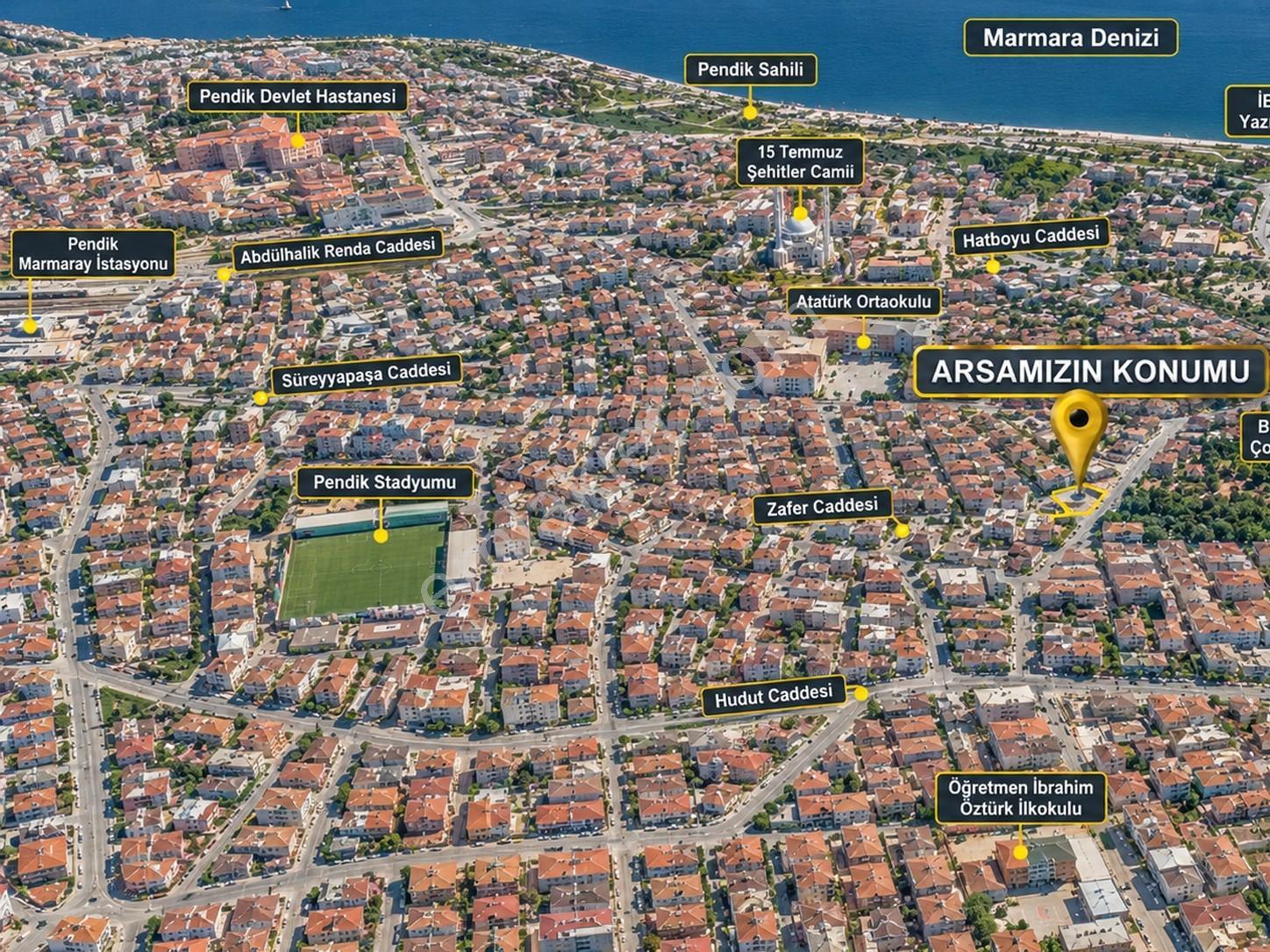 Satılık İmarlı 400 M2 Arsa - Pendik Sapanbağları - Cadde Üzeri — fotoğraf 11