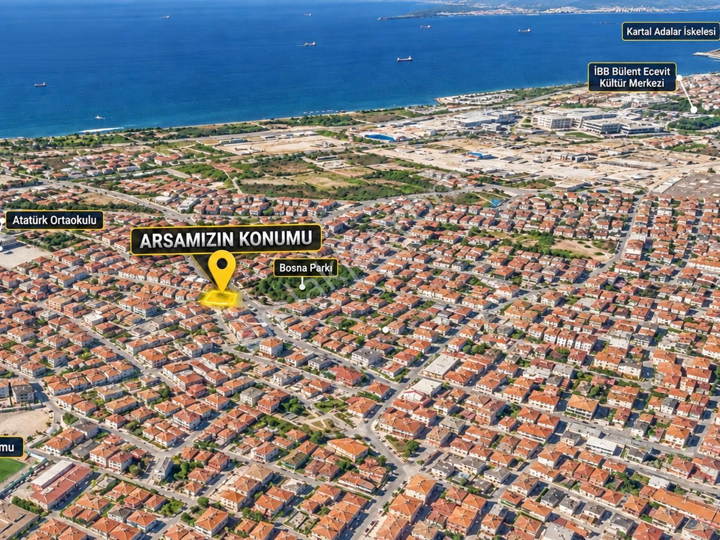Satılık İmarlı 400 M2 Arsa - Pendik Sapanbağları - Cadde Üzeri — fotoğraf 12