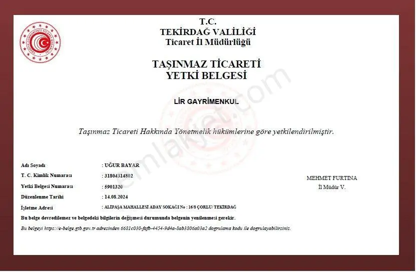 Lir Den Kırklareli Lüleburgaz Ertuğrul Köyünde Satılık Tarla!