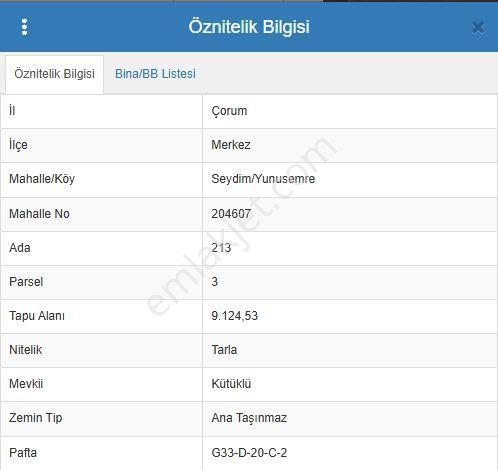 Seydim Köyü İskilip Yolu Yakını Satılık Tarla — fotoğraf 10