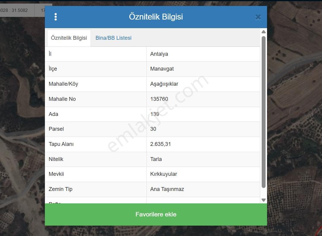Manavgat Aşağıışıklar'da Satılık Tek Tapu Tarla Ve Sera — fotoğraf 2