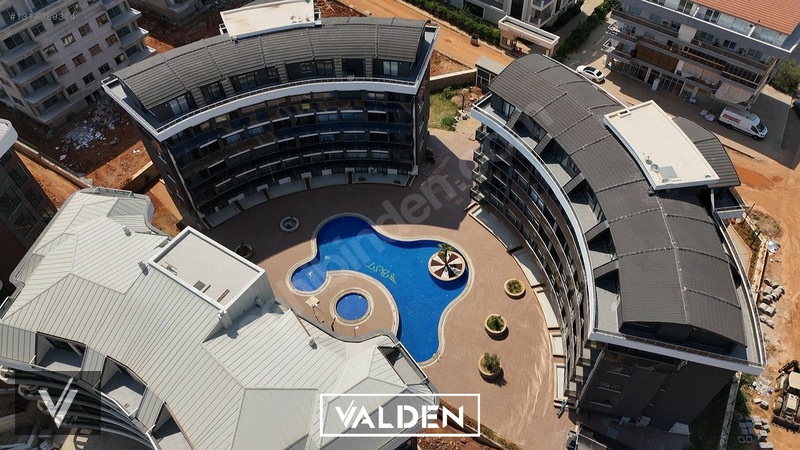 - Valden - Alanya Oba'da Site İçinde, Kapalı Havuzlu 1+1 Daire — fotoğraf 2