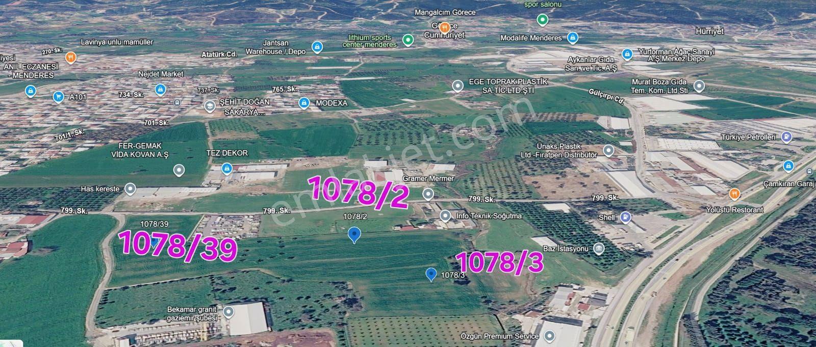 Adnan Menderes Hava Limanı Karşısında Satılık 41.180 M² Tarla
