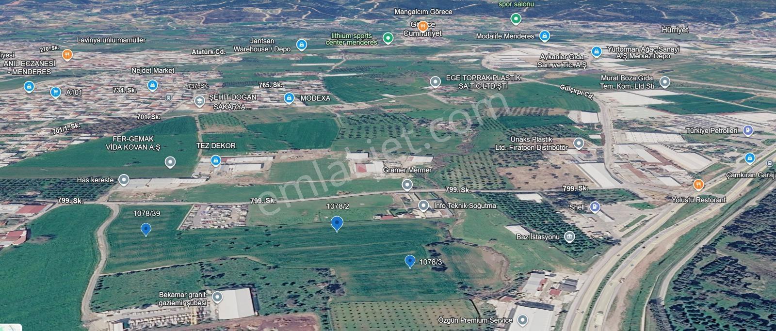 Adnan Menderes Hava Limanı Karşısında Satılık 41.180 M² Tarla — fotoğraf 3